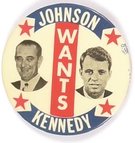 Johnson Wants Kennedy New York Coattail