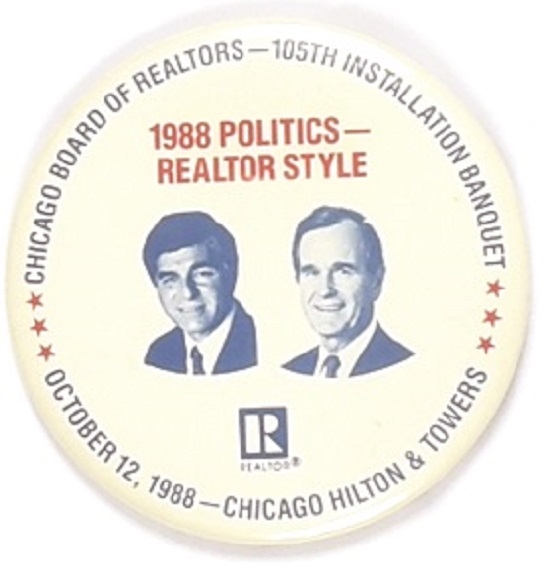 Dukakis, Bush Chicago Board of Realtors