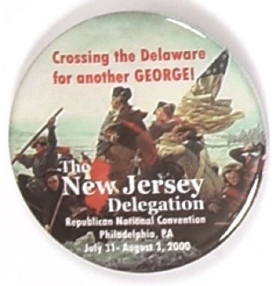 Bush Crosses the Delaware New Jersey Delegation