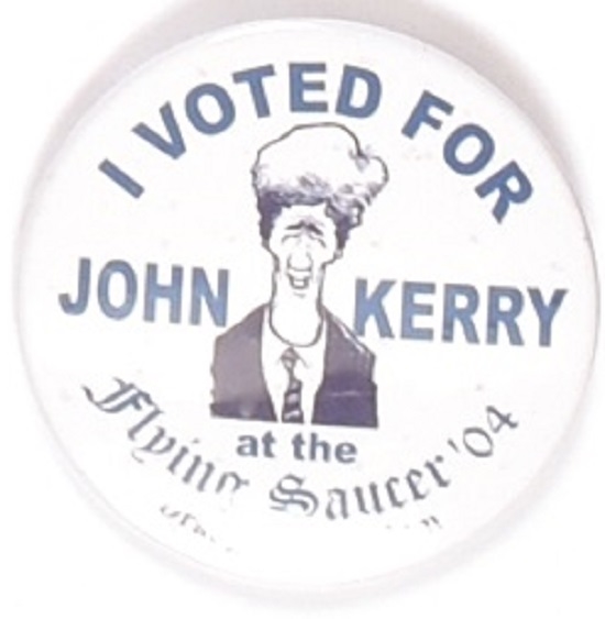 I Voted for Kerry Flying Saucer Draught Emporium