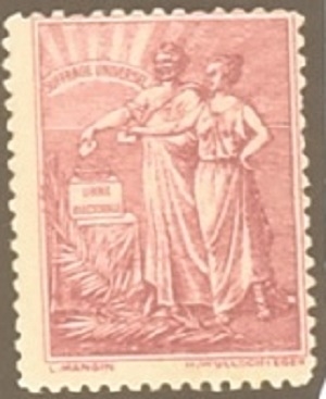 Universal Suffrage Romanian Stamp