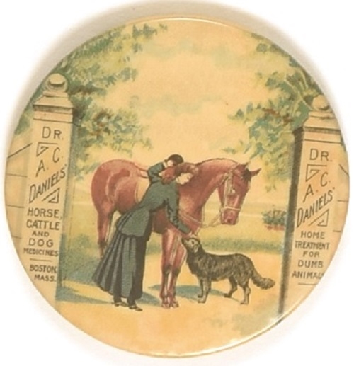 Dr. A.C. Daniels Horse, Cattle and Dog Medicines Mirror