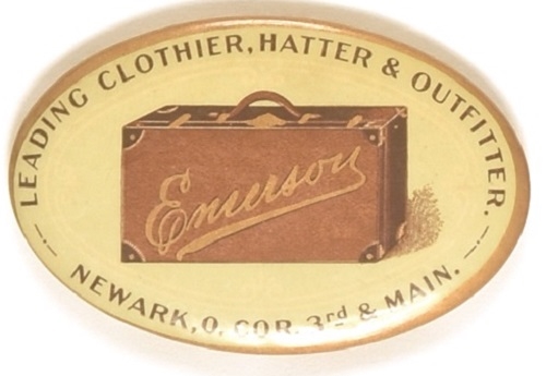 Emerson’s Clothiers Newark, Ohio, Mirror