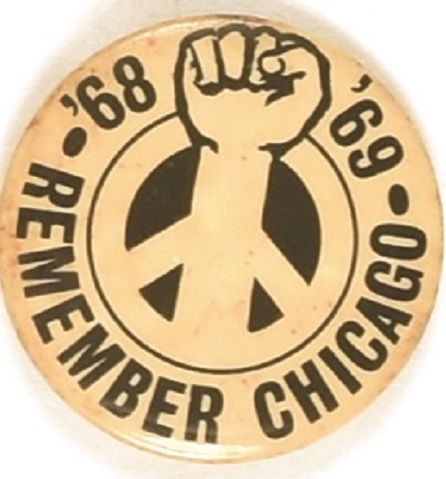 Remember Chicago ‘68, ‘69 Clenched Fist Pin