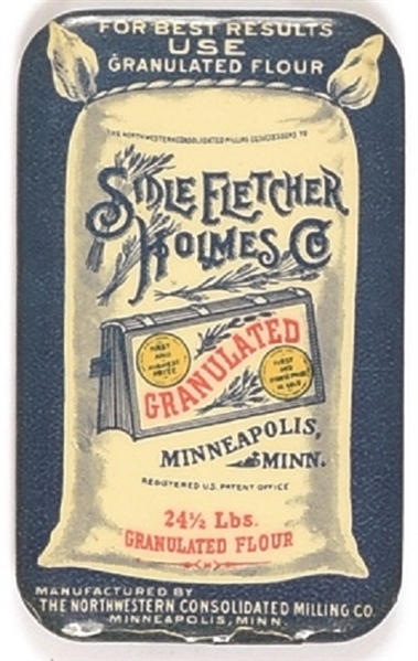 Sidle Fletcher Holmes Co. Granulated Flour Mirror