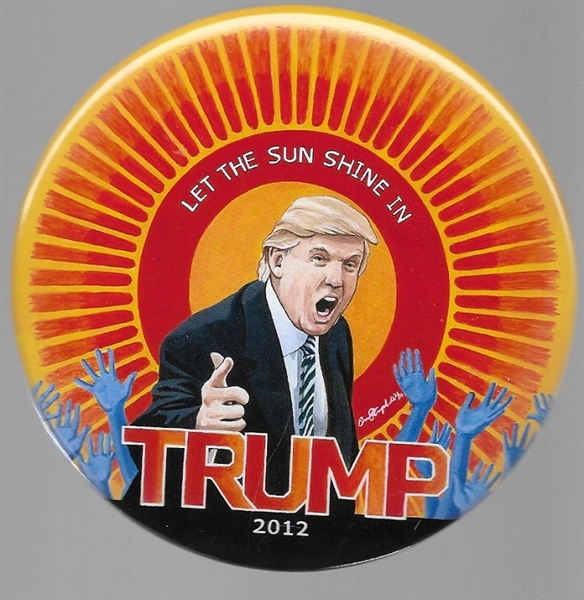 Trump Let the Light Shine 2012 Brian Campbell Pin