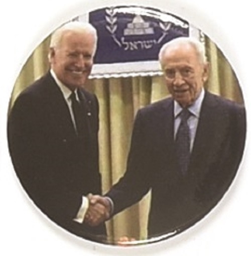 Biden and Shimon Peres