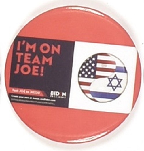 Team Joe Jewish Pin