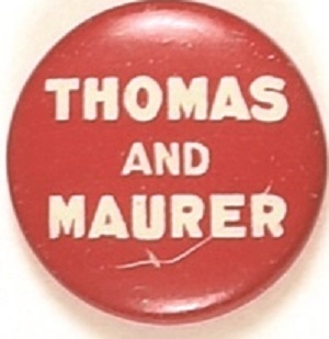 Thomas, Maurer Socialist Pin