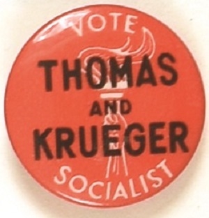 Thomas and Krueger 1940 Socialist Celluloid