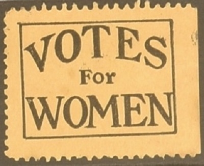 Votes for Women Scarce Suffrage Stamp