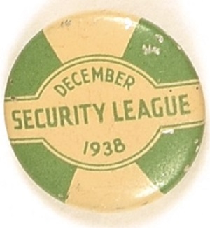 Security League 1938 Litho