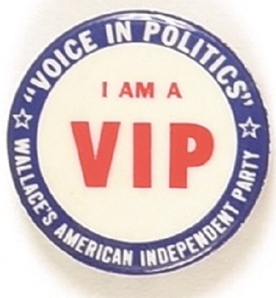 Wallace VIP Voice in Politics