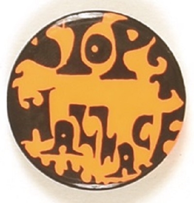 Stop Wallace Psychedelic Lettering