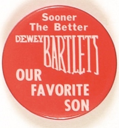 Dewey Bartlett Oklahoma Favorite Son