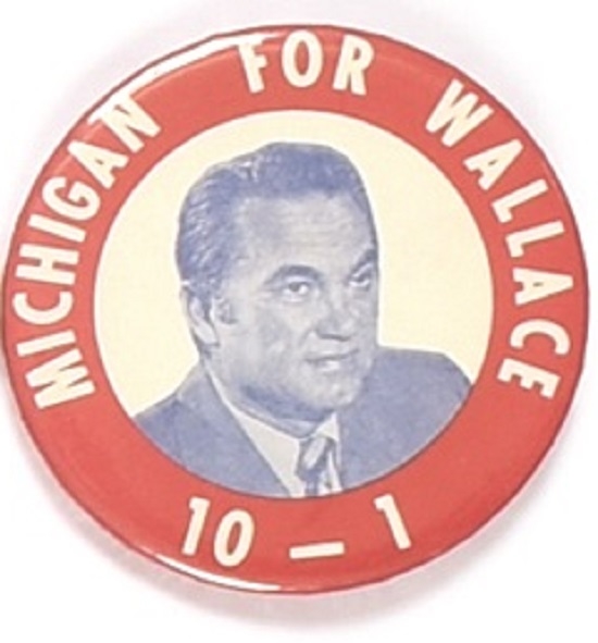 Michigan for Wallace 10-1