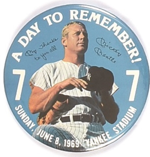 Mickey Mantle Day to Remember