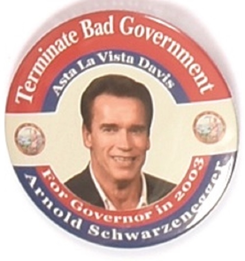 Arnold Schwarzenegger Terminate Bad Government