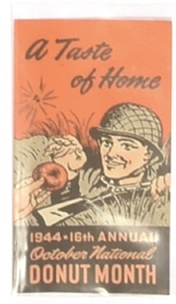 World War II Donut Month Sticker