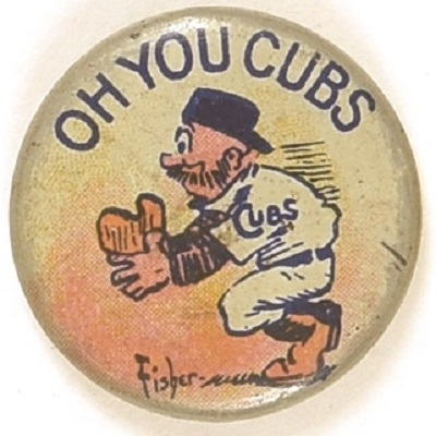 Oh You Cubs Vintage Litho