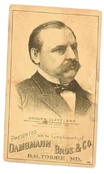 Cleveland Baltimore Trade Card