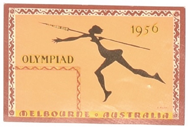 Melbourne Olympics Postcard