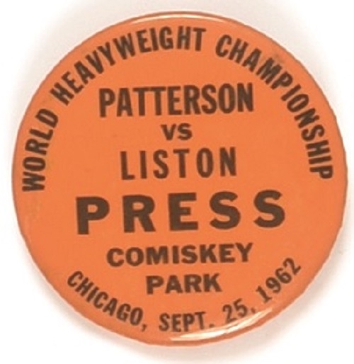 Patterson vs. Liston Press Badge
