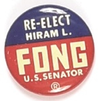 Re-Elect Fong Senator Hawaii
