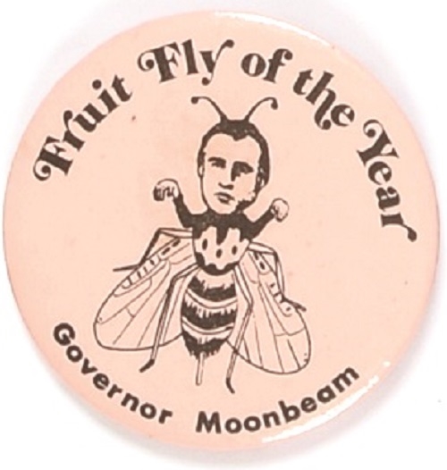 Jerry Brown Governor Moonbeam Fruit Fly of the Year