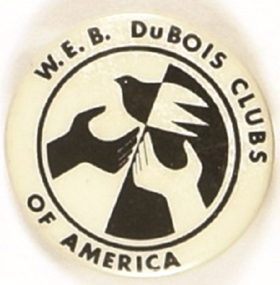 DuBois Clubs Peace Doves Celluloid