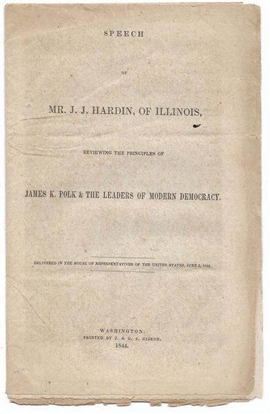 Whig Party 1844 Campaign Booklet
