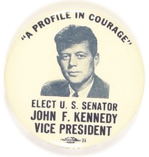 John F. Kennedy Profile in Courage Vice President Pin