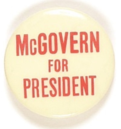 McGovern for President Early Celluloid