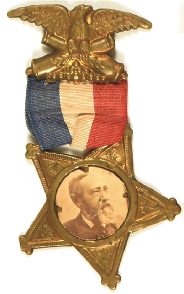 Benjamin Harrison Star and Eagle Shell Piece