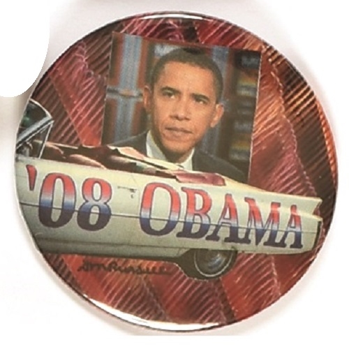 Obama ’08 One of a Kind Pin by David Russell