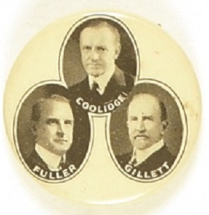 Coolidge, Fuller, Gillett Massachusetts Coattail