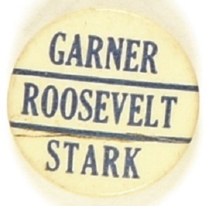 Roosevelt, Garner, Stark Missouri Coattail