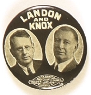 Landon, Knox Scarce Black, White Jugate