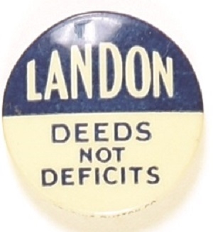 Landon Deeds Not Deficits