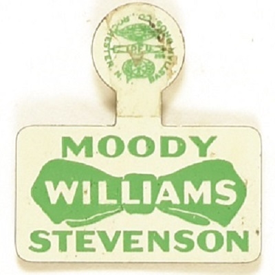 Stevenson, Williams, Moody Michigan Coattail Tab