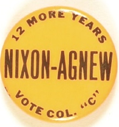 Nixon, Agnew 12 More Years