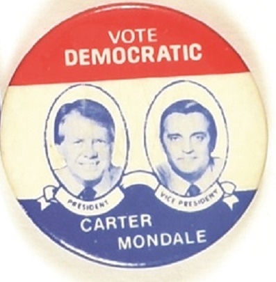 Carter, Mondale Vote Democratic