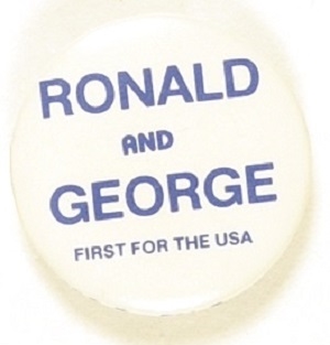 Ronald and George First for the USA