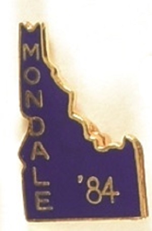 Mondale AFL-CIO Idaho Clutchback Pin