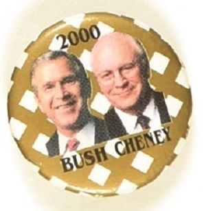 Bush, Cheney Gold 2000 Jugate