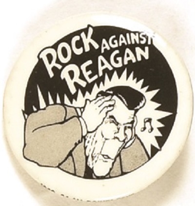 Rock Against Reagan Black, White Version