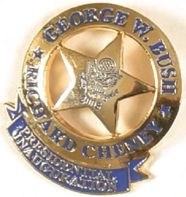 GW Bush Star Inaugural Badge