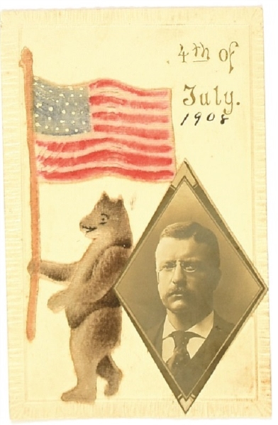 Roosevelt Teddy Bear Postcard