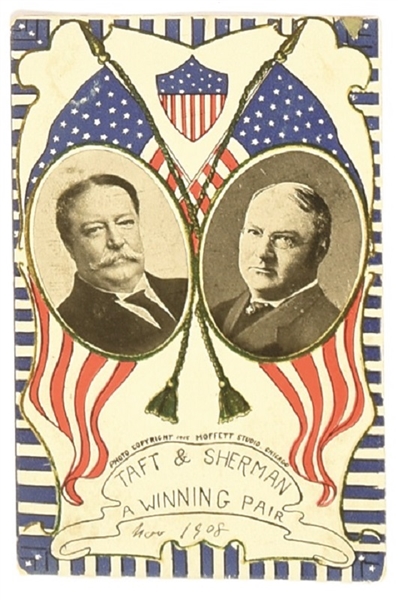 Taft, Sherman Jugate Postcard