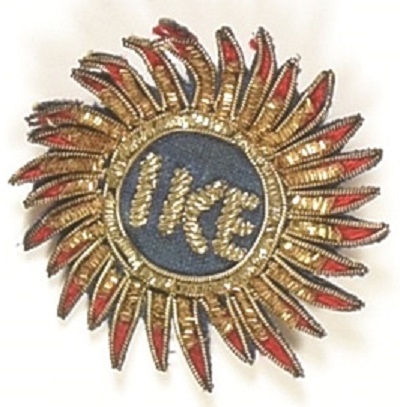 Eisenhower Ike Embroidered Pin